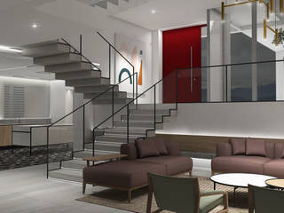 YB HOUSE , Design Group Latinamerica Design Group Latinamerica Phòng khách phong cách chiết trung