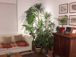 Interiorismo departamento Vitacura, Naturae EIRL Naturae EIRL Salones de estilo moderno