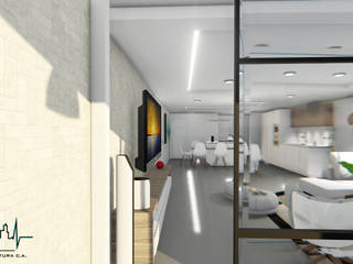 Remodelacion y diseño interior para apartamento, Vida Arquitectura Vida Arquitectura Nowoczesny balkon, taras i weranda