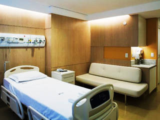 Hospitais, GeterBrasil GeterBrasil Commercial spaces Wood Wood effect