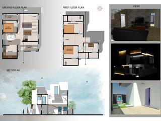 VIPIN RESIDENCE, KAS Architecture KAS Architecture Rumah Minimalis