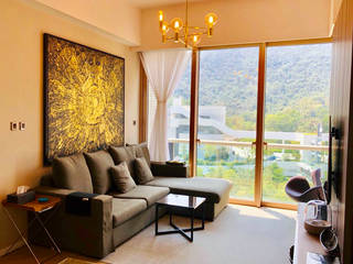 Mount Pavilia | 清水灣傲瀧, Nelson W Design Nelson W Design Modern Living Room