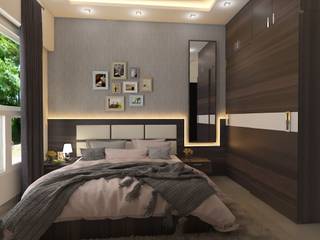 Mr.Sanjay -2BHK flat, Decor Dreams Decor Dreams Nowoczesna sypialnia