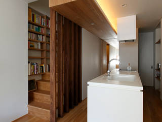 house IFU, 有限会社スマイルスタジオ／sMile sTudio 有限会社スマイルスタジオ／sMile sTudio Cucina in stile scandinavo