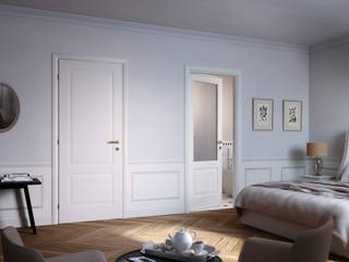 FERREROLEGNO PORTE, Bluemotion srl Bluemotion srl Ruang keluarga: Ide desain interior, inspirasi & gambar