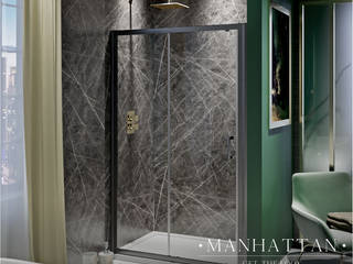 Living the Manhattan look, Victoria Plum Victoria Plum Modern bathroom Metal