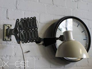 "REIF CREME" Scherenlampe Werkstatt Lampe Industrie Design, Lux-Est Lux-Est Industrial style study/office Lighting