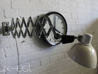 "REIF CREME" Scherenlampe Werkstatt Lampe Industrie Design, Lux-Est Lux-Est Industriale Schlafzimmer
