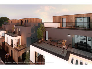 Fontaine housing project, OGGOstudioarchitects, unipessoal lda OGGOstudioarchitects, unipessoal lda Багатоквартирний будинок