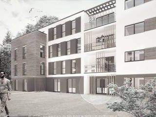 Cossigny Residential project, OGGOstudioarchitects, unipessoal lda OGGOstudioarchitects, unipessoal lda Multi-Family house