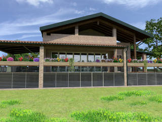 Villa nell'Agro Romano, Studio Angelo Luigi Tartaglia Studio Angelo Luigi Tartaglia Casas clássicas