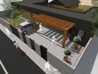 REMODELACION VIVIENDA URBANA, Vicente Espinoza M. - Arquitecto Vicente Espinoza M. - Arquitecto Eengezinswoning Hout Hout