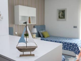 Ocean's vibe toddlers bedroom, Perfect Home Interiors Perfect Home Interiors Recámaras para niños Madera Azul
