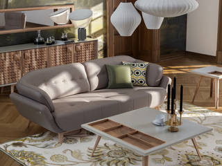 NADYA OTURMA GRUBU, NILL'S FURNITURE DESIGN NILL'S FURNITURE DESIGN Moderne Wohnzimmer