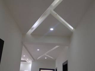RBD Stillwaters Apartment, Design Space Design Space Modern corridor, hallway & stairs MDF