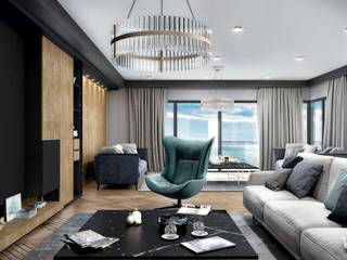 Kotiloğlu Marine Residence, VERO CONCEPT MİMARLIK VERO CONCEPT MİMARLIK Living room