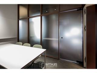 오피스파티션월 SDD9000, WITHJIS(위드지스) WITHJIS(위드지스) Gewerbeflächen Aluminium/Zink Transparent
