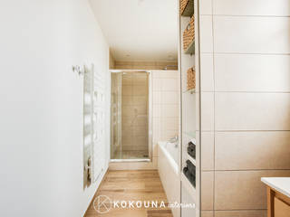 Rénovation salle de bain familiale, KOKOUNA KOKOUNA Nowoczesna łazienka