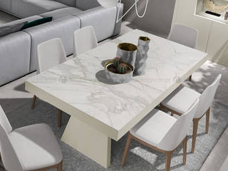​Mesa de Jantar Bentley, Decordesign Interiores Decordesign Interiores Modern dining room Ceramic
