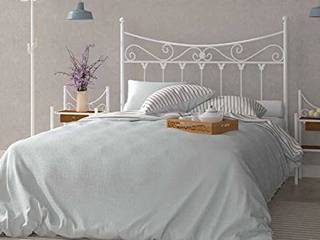 Cabecero de forja blanco, DeForja DeForja Scandinavian style bedroom Iron/Steel Beds & headboards