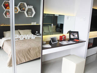 Dago Suite - Tipe 1 Bedroom Connecting Door, POWL Studio POWL Studio Study/officeCupboards & shelving