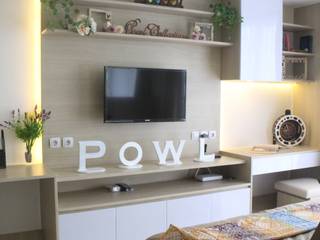 Galeri Ciumbuleuit III - Tipe Studio, POWL Studio POWL Studio Living roomTV stands & cabinets