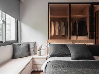 room 湜湜空間設計 Asian style bedroom