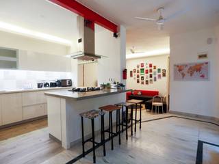 Mr Sathya Site at HSR Bangalore, Design Space Design Space Modern kitchen Plywood