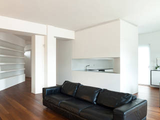 CASA FILO-SOFIA, DELISABATINI architetti DELISABATINI architetti Minimalist living room Wood Wood effect