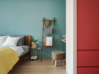 La Casa de Cathy / 凱西特調之家, 一葉藍朵設計家飾所 A Lentil Design 一葉藍朵設計家飾所 A Lentil Design Scandinavian style bedroom