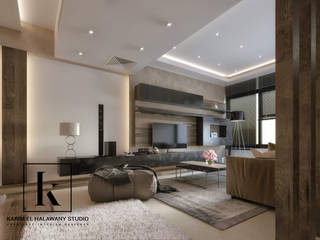 Sheraton Helioplis Appartment, Karim Elhalawany Studio Karim Elhalawany Studio Salas modernas