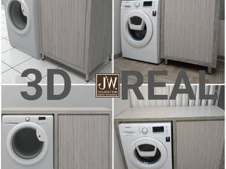 Ibu Iin, Discovery Fiore - Bintaro, JW Decoration JW Decoration Dressing roomStorage Plywood Wood effect