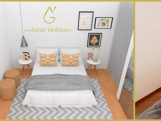 Gotas Alojamento Local, Gotas Vaidosas Gotas Vaidosas Scandinavian style bedroom