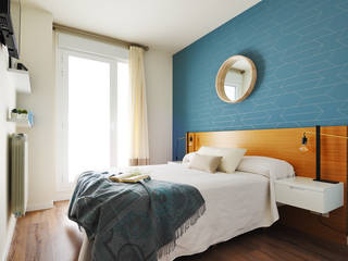 Color favorito: el azul, Noelia Villalba Interiorista Noelia Villalba Interiorista Skandinavische Schlafzimmer