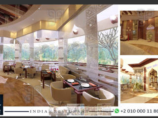 مطعم بالزمالك, UTOPIA DESIGNS AND CONSTRUCTION UTOPIA DESIGNS AND CONSTRUCTION Commercial spaces Synthetic Brown