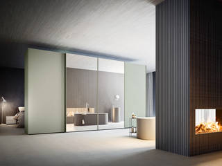 Vision Wardrobe, IQ Furniture IQ Furniture Dormitorios de estilo moderno Aluminio/Cinc