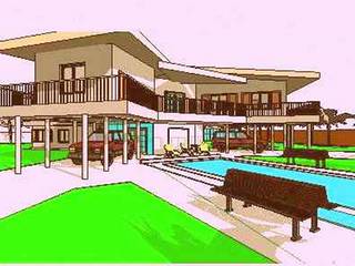 PROYECTO VIVIENDA FAMILIAR , Arq.SusanaCruz Arq.SusanaCruz Rumah tinggal