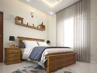 Minimalistic Bedroom, Monnaie Architects & Interiors Monnaie Architects & Interiors Cuartos de estilo minimalista