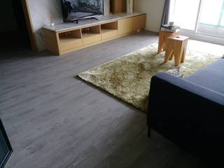 北成路, 昇揚木地板 昇揚木地板 Modern living room Engineered Wood Transparent