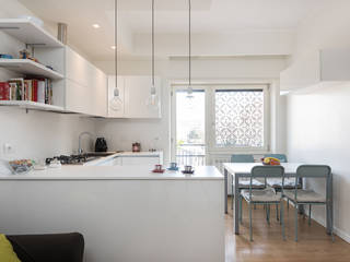 Casa di V, zero6studio - Studio Associato di Architettura zero6studio - Studio Associato di Architettura Kitchen units