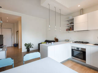 Casa di V, zero6studio - Studio Associato di Architettura zero6studio - Studio Associato di Architettura Moderne Wohnzimmer