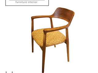 dining chair, viku viku Ruang Makan Gaya Skandinavia Kayu Wood effect