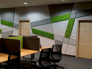 Zielone Ściany z Mchu , JUKO Green Design JUKO Green Design Walls