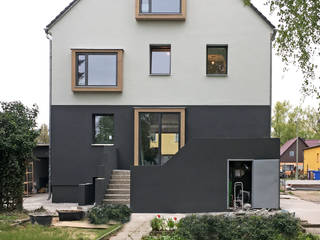 045_Wohnfenster, rundzwei Architekten rundzwei Architekten Einfamilienhaus Weiß