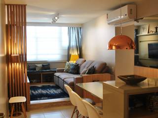 Apartamento Jovem Casal, Onix Designers Onix Designers Nowoczesna jadalnia