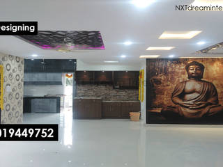 Best Interior Designers in Hyderabad, Nxt Dream Interiors Nxt Dream Interiors حديقة داخلية