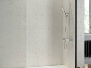 Mamparas de ducha Negras en Barcelona, TheBathPoint TheBathPoint Bagno in stile industriale Alluminio / Zinco