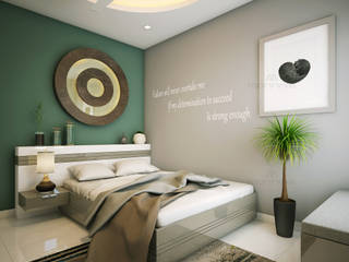 Modern Style Interior Design, Monnaie Interiors Pvt Ltd Monnaie Interiors Pvt Ltd Спальня в стиле модерн