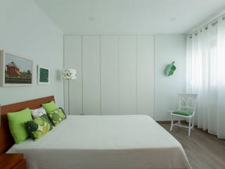 QUARTO - SALDANHA, maria inês home style maria inês home style Mediterranean style bedroom