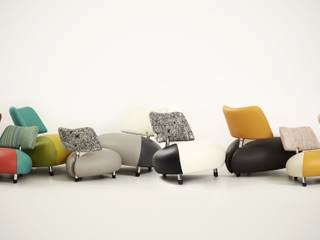 Pallone PA Armchair, IQ Furniture IQ Furniture Moderne Wohnzimmer Leder Mehrfarbig